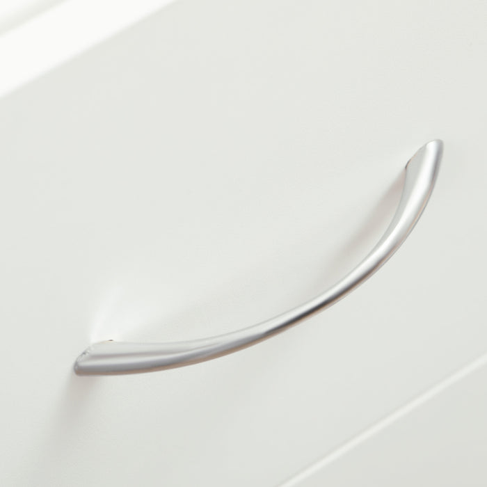 EASYCOMFORT  Carrello da Cucina in Truciolato e Acciaio Inox con 2 Ripiani Aperti, Cassetto Estraibile e Parapetti, 25x50x85 cm