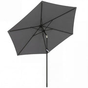 Ombrellone da balcone 270 cm pieghevole con manovella ¨C zephmum ¨C grigio scuro