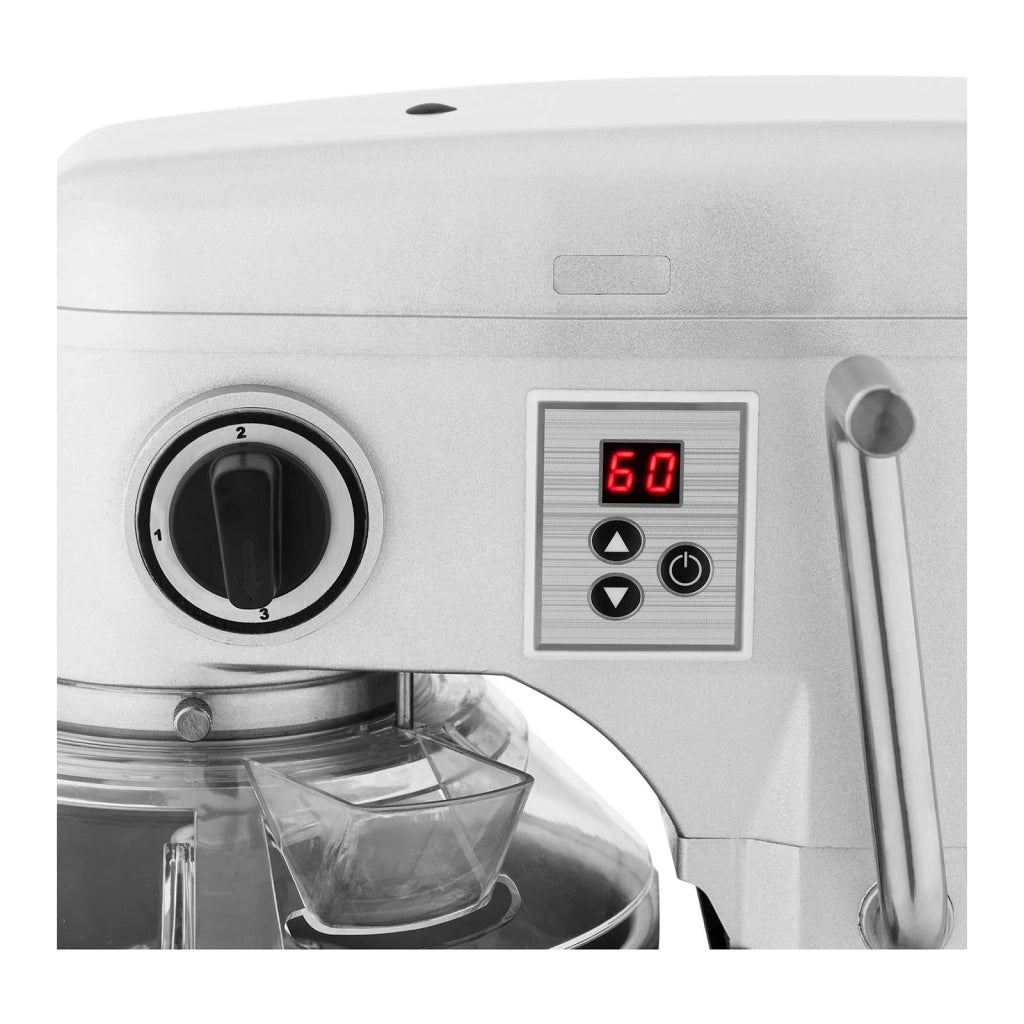 Impastatrice planetaria a spirale professionale per pizza e panificazione (650 watt 10 litri capacità: 5,5 kg) 14_0004828