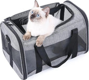 Porta cani e gatti Porta cani e gatti con valvola di ventilazione Apertura superiore Tasca rimovibile e morbida Tasca portatile per cani e gatti e cuccioli fino a 8 kg