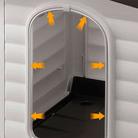 Ferplast Cuccia per Cani Villa 90 Grigia 88x72x65 cm 87255099 419477