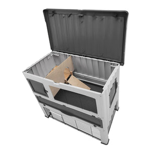 Ferplast Conigliera Grand Lodge 120 in Plastica Grigio 57085360 423367