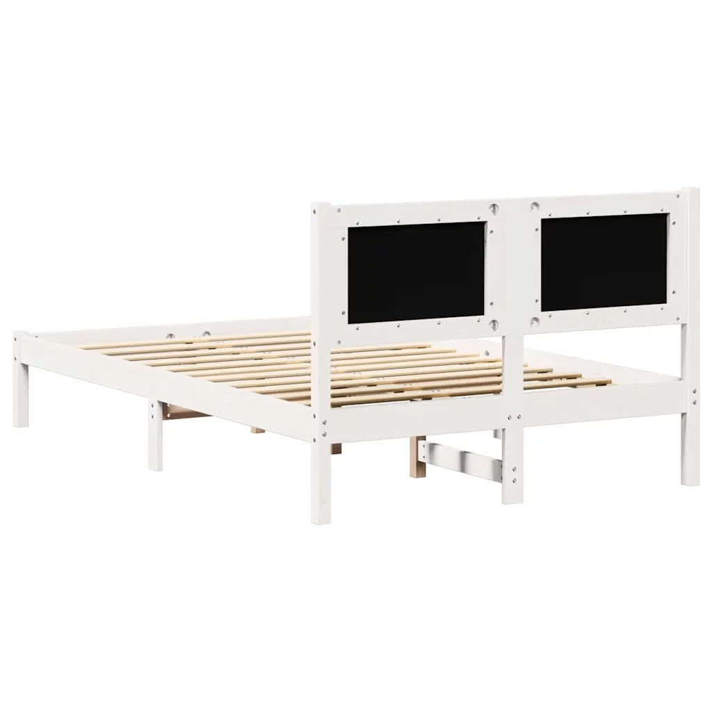 Struttura del letto Grigio chiaro 120 x 190 cm Pino massello 878208