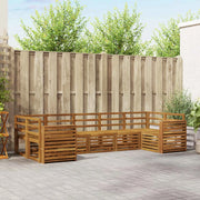 Set divano sezionale 7 pcs Naturale