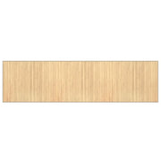 Tappeto del soggiorno | Tappeto Rettangolare Natura Chiaro 80x300 cm in Bamb¨´