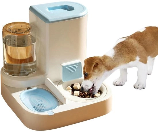 Doppio utilizzo Automatico Dispensatore Cibo e Acqua per Animali Domestici