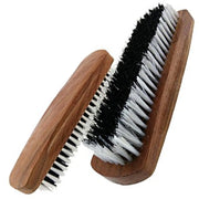 Trade Shop - Spazzola Setole Per Pulizia Lucidatura Scarpe Con Manico In Legno -