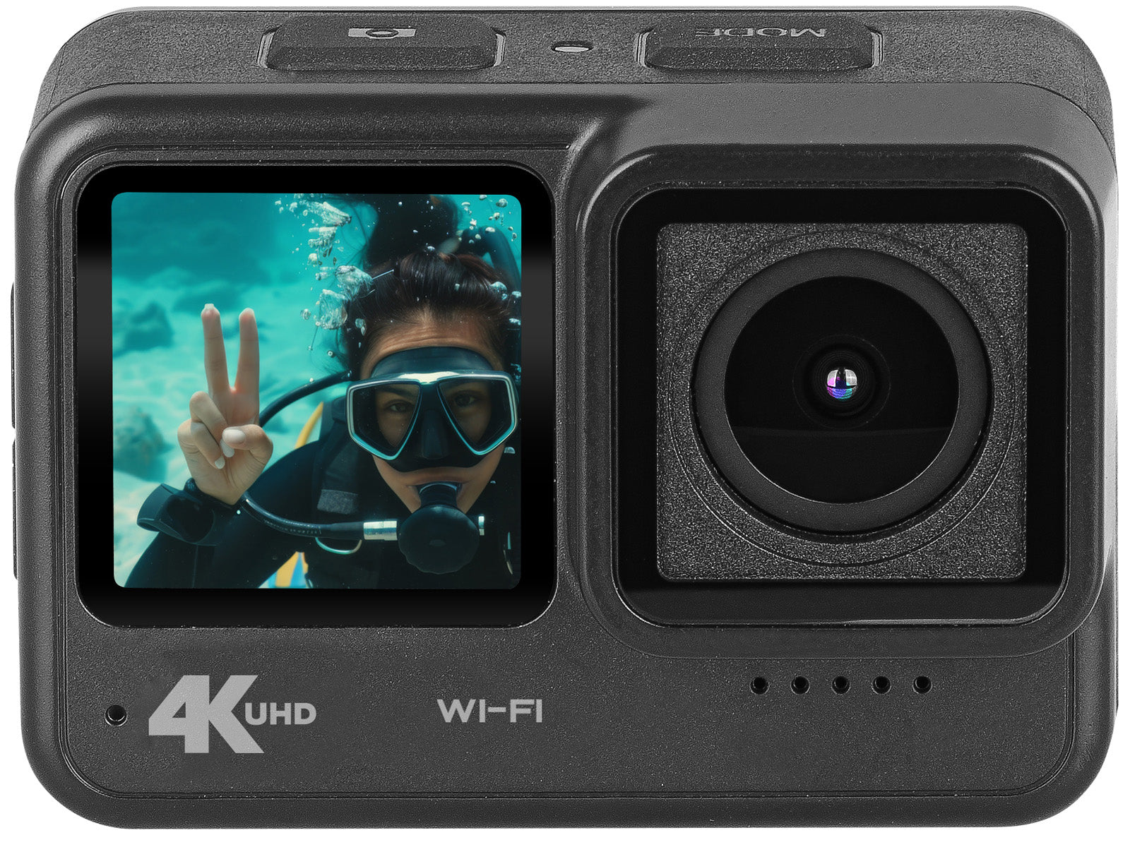 Action cam 4k sport 2displ blk go 2600 4k
