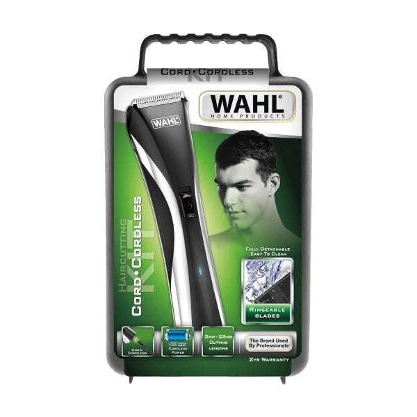 Wahl tagliacapelli 9698 + accessori hair&beard led ricaricabile - 09698-1016