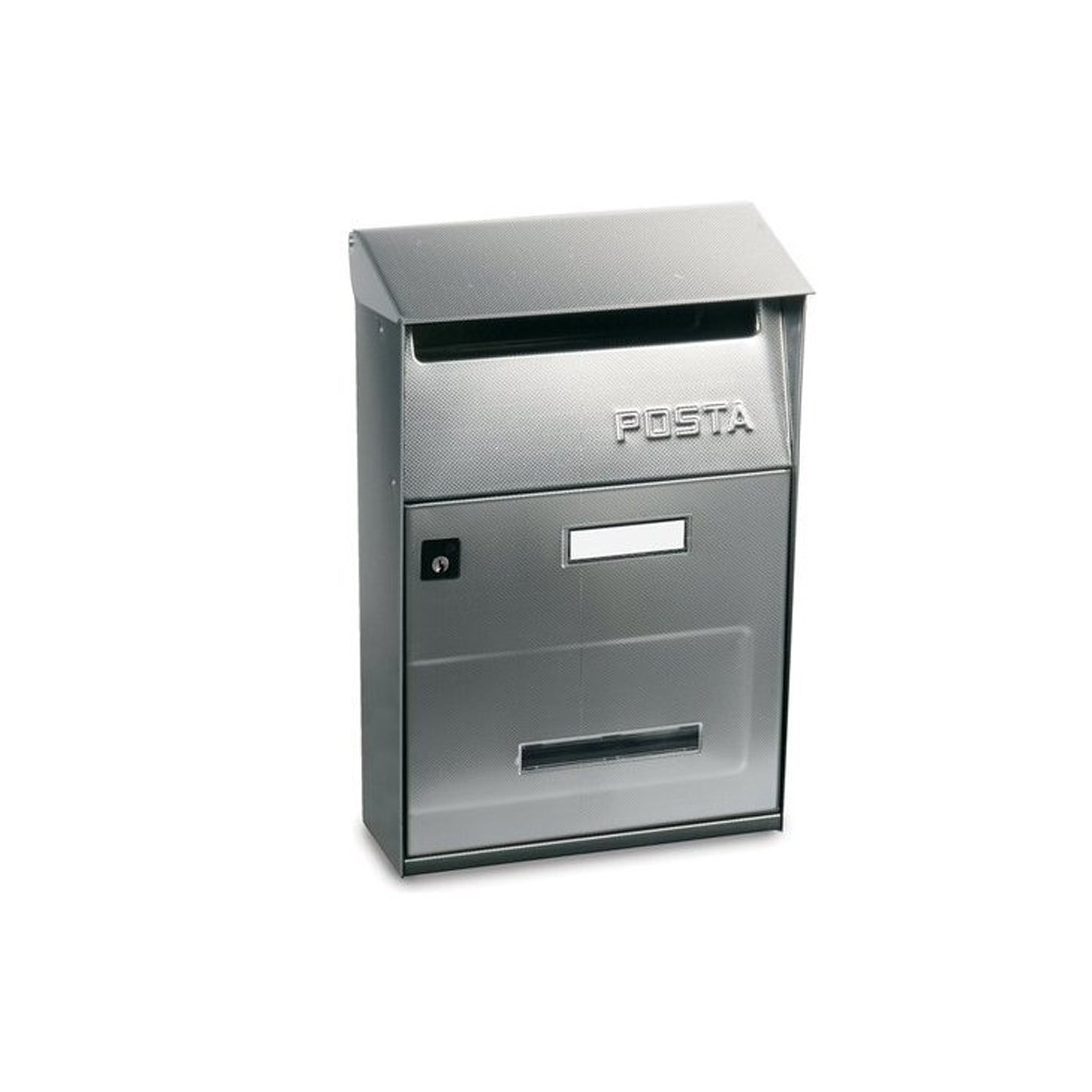Cassetta Postale Singola In Acciaio Satinato - Alubox 13FTIXL