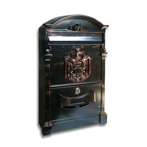 Cassetta Postale Serie Rege Bronzo 8,3x26,5x41cm - Alubox 29REGIEPOSTEBR