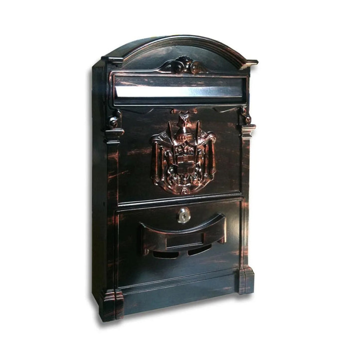 Cassetta Postale Serie Rege Bronzo 8,3x26,5x41cm - Alubox 29REGIEPOSTEBR