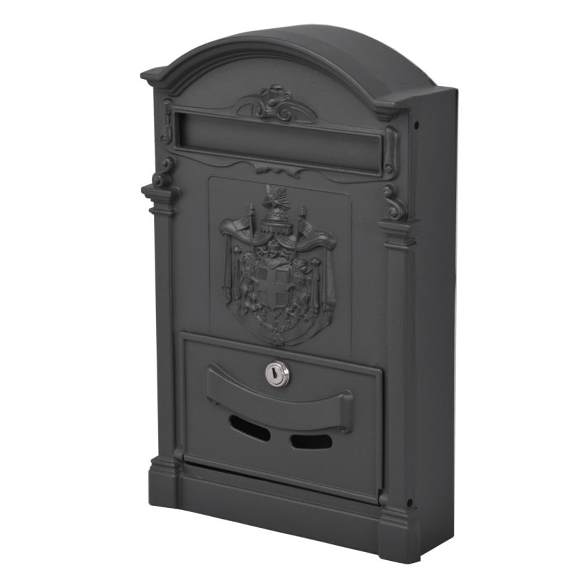 Cassetta Postale Serie Rege Grigia 26,5x8,3x41cm - Alubox 29REGIEPOSTEGH