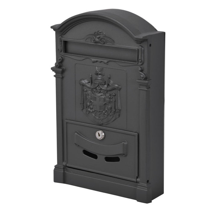 Cassetta Postale Serie Rege Grigia 26,5x8,3x41cm - Alubox 29REGIEPOSTEGH