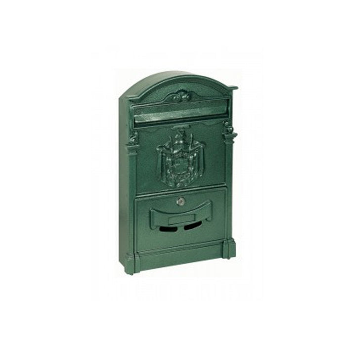Cassetta Postale Serie Rege Verde 26,5x8,3x41cm - Alubox 29REGIEPOSTEVE