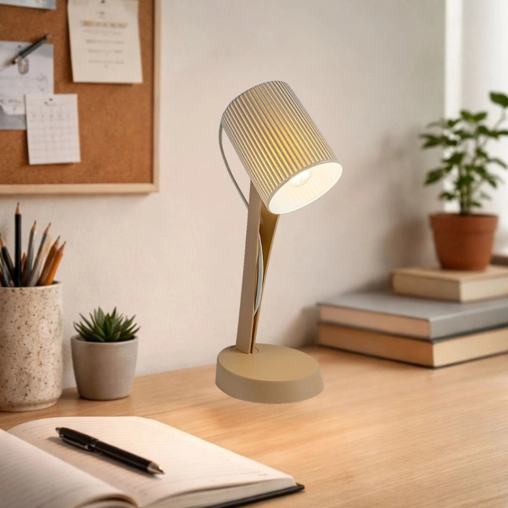 Lampada da tavolo Solvet 1xE14 marrone bianco Rabalux