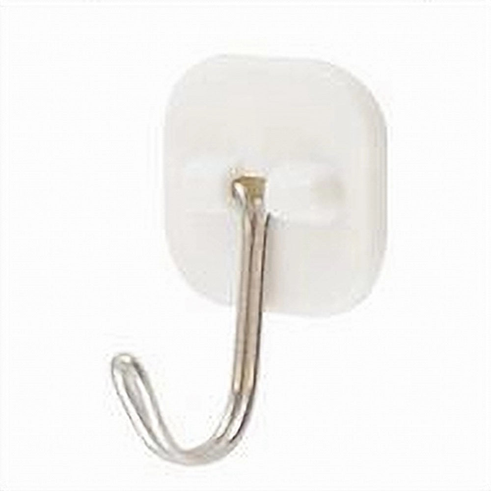 Trade Shop - Set 6 Ganci Appendini Adesivi Parete Casa Bagno Attaccapanni Gancio Acciaio 87368 -