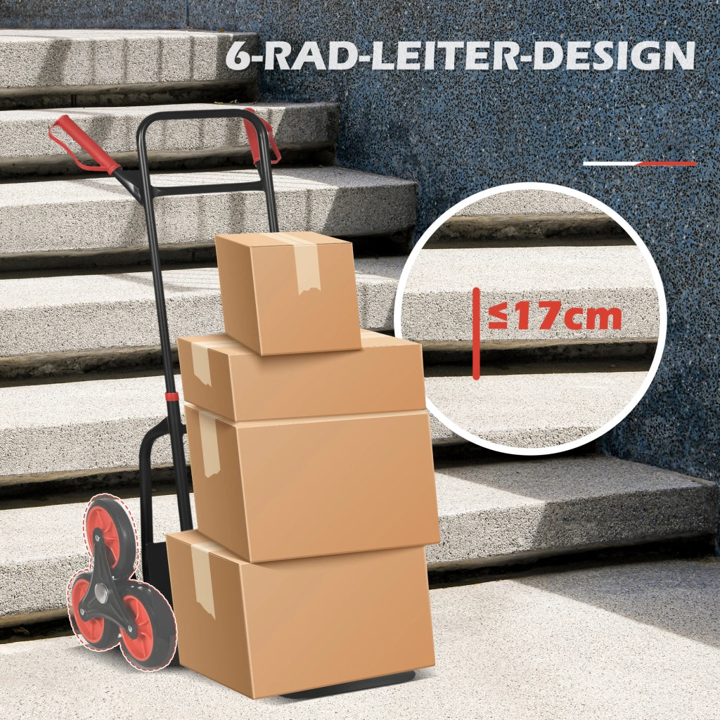 Carrello da trasporto pieghevole ¨C zephmum ¨C regolabile in altezza, acciaio, 45x60x109 cm