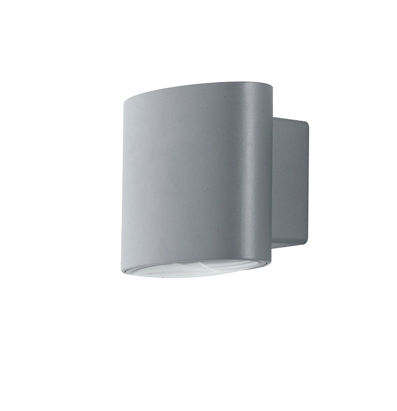 APPLIQUE BIEMISSIONE LED BOXTER SILVER 8W 800LM 4000K IP44 12,9X8,5X10CM