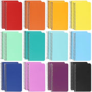 Libretto per appunti A7 - 24 pezzi - Libretti per appunti piccoli - Formato portatile - Blocchi per appunti mini - Materiale di ufficio - 12 colori - Libretto per appunti
