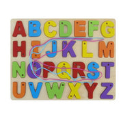 GIOCO EDUCATIVO IN LEGNO CON LETTERE MAIUSCOLE COLORATE BAMBINI MONTESSORI 74465