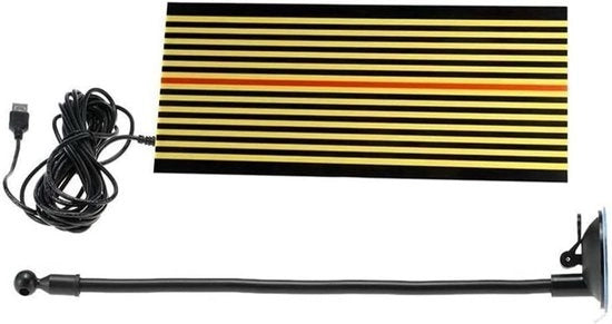 Strisce riflettenti LED per stampa pannello USB riflettore di controllo acrilico attrezzi di prova strisce gialle