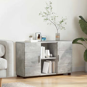 Credenza con porta FLORIN Grigio cemento 88,5 x 30,5 x 55,5 cm 880294