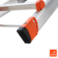 Scala alluminio telescopica multifunzione gradini 5+5 150kg Peppina AL040 141-482cm - BARRA STABILIZZATRICE IN OMAGGIO