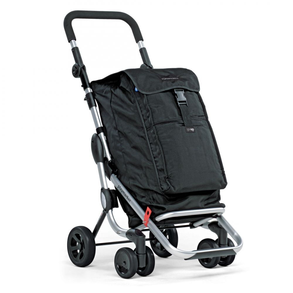 Foppapedretti go up borsa trolley alluminio, nero - GO UP BLACK 211