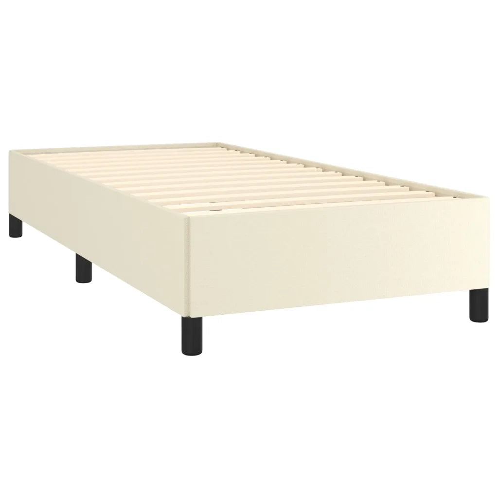 Giroletto-Struttura Letto Crema 90x200 cm in Similpelle 610843