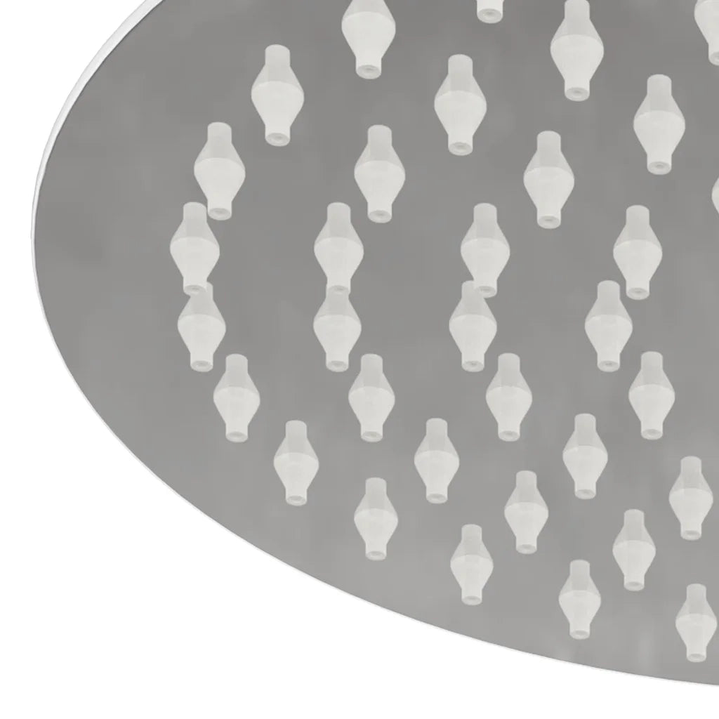 Testa Doccia a Pioggia in Acciaio Inox 304 20 cm Rotonda 4103892