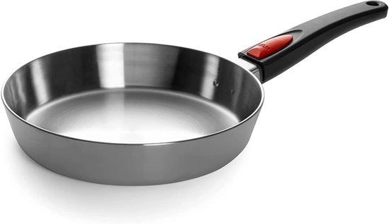 Piatto Induttivo Ø 24 cm - Acciaio Inossidabile - Resistente al Forno fino a 220°
