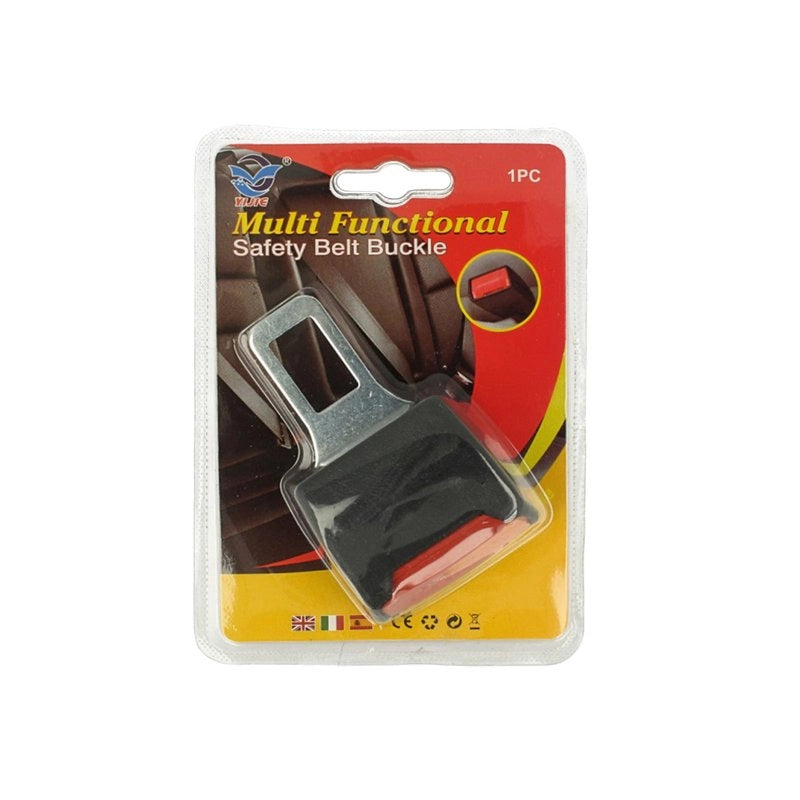 2 PZ Ganci Prolunga Cintura Sicurezza Universale Beep Stop Blocca Allarme Auto