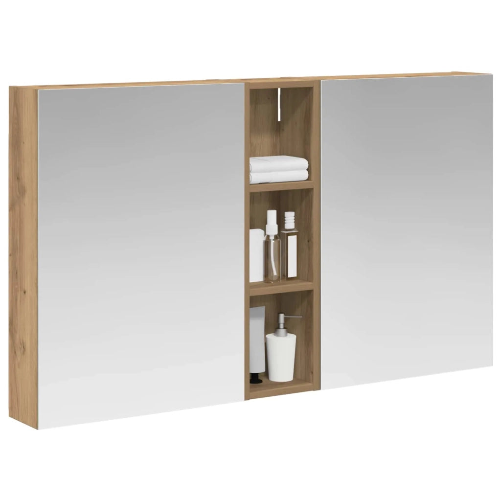Set di Armadi da Bagno con lo scaffale 3 pcs 120 x 14,5 x 70 cm 3403751