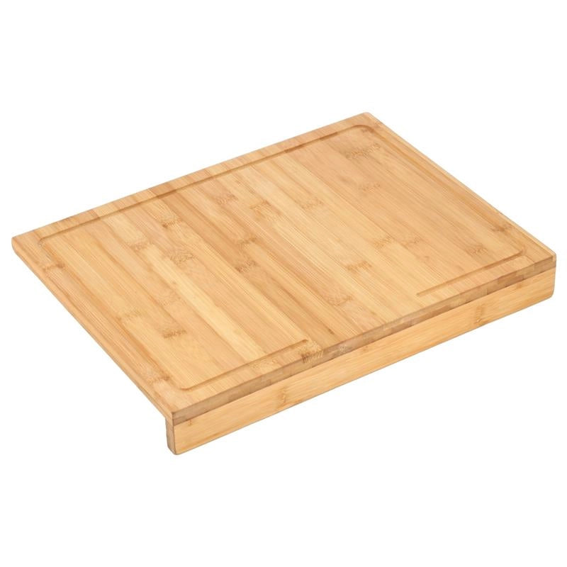 MA MAISON LEAVES TAGLIERE IN LEGNO CHIARO AMPIO APPOGGIO DA TAVOLO E PIANO 43X33 CM