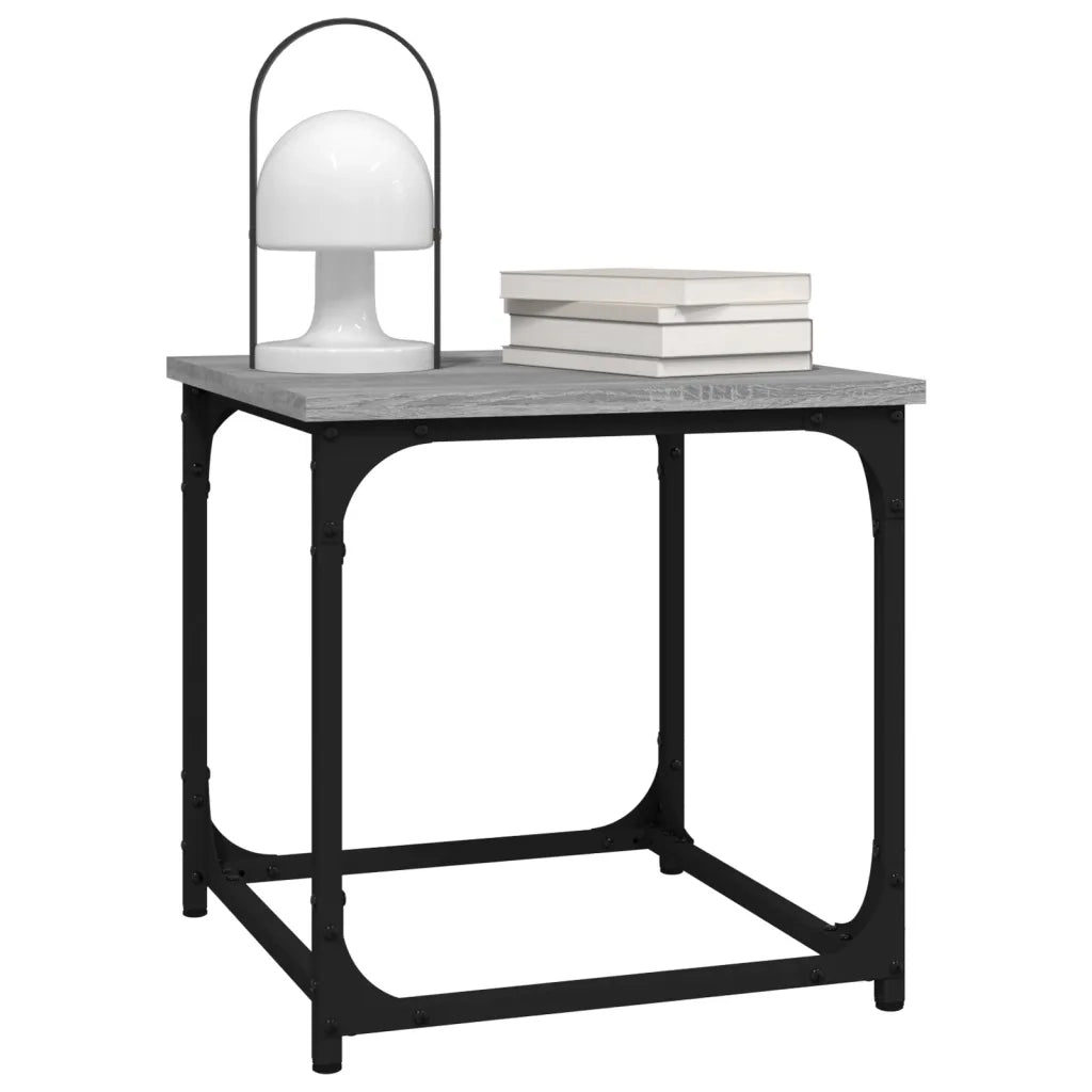 Tavolino Grigio Sonoma 40x40x40 cm in Legno Multistrato cod mxl 27152