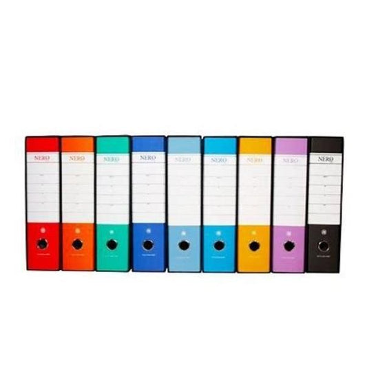 Cf12registratori comm 8cm azzurro - 0201156AZ