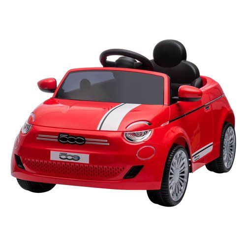 Auto elettrica globo 42120 spidko fiat 500 12v r c rosso