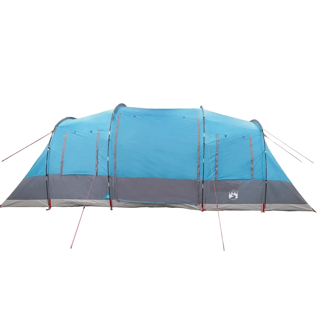 Tenda Familiare a Tunnel per 6 Persone Blu Impermeabile 4009417