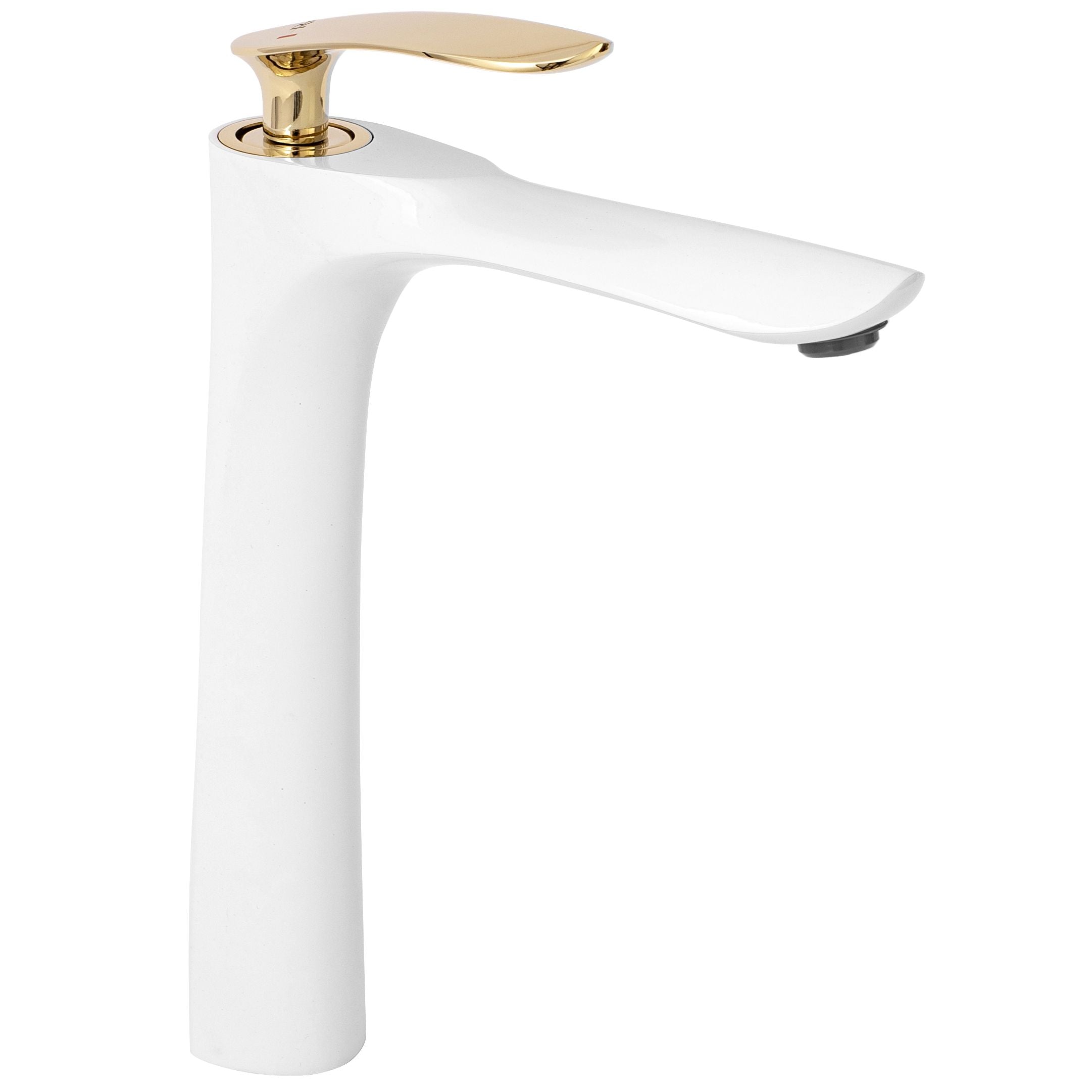 Rubinetto Da Lavabo Rea Orbit White Gold High