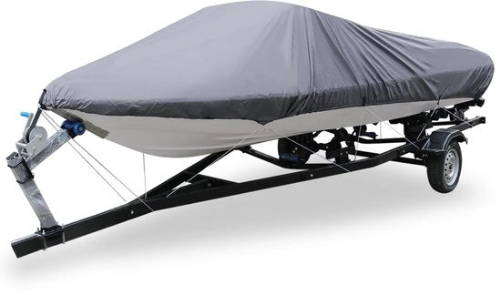 Copertura per imbarcazione da trailering - Tela di copertura per imbarcazione - Copertura per imbarcazione da 17-19ft - Materiale Oxford - Dimensioni 17-19ft