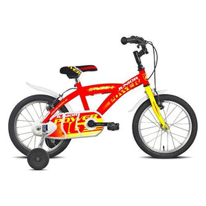 Bicicletta stucchi 23s670 junior con rotelle rosso e giallo