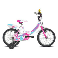 Bicicletta legnano 22l671 fatina bianco e fucsia