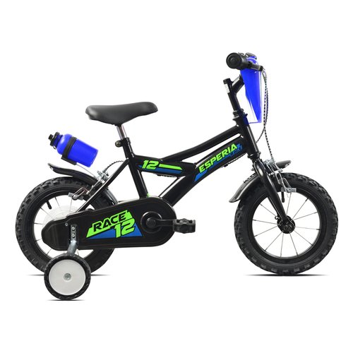 Bicicletta esperia 259900 bimbo race nero e verde