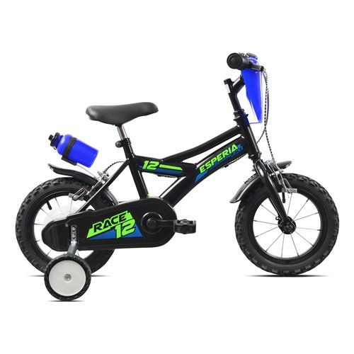 Bicicletta esperia 259900 bimbo race nero e verde