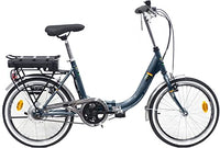 I-bike fold bicicletta elettrica a pedalata assistita pieghevole adulto taglia unica unisex verde