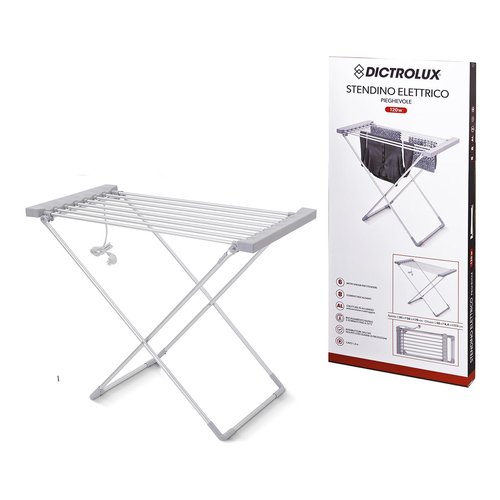 Stendibiancheria elettrico dictrolux 880900 pieghevole silver