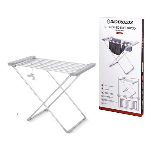 Stendibiancheria elettrico dictrolux 880900 pieghevole silver