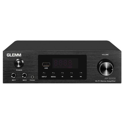Amplificatore hi fi glemm 32155 am s2200 black
