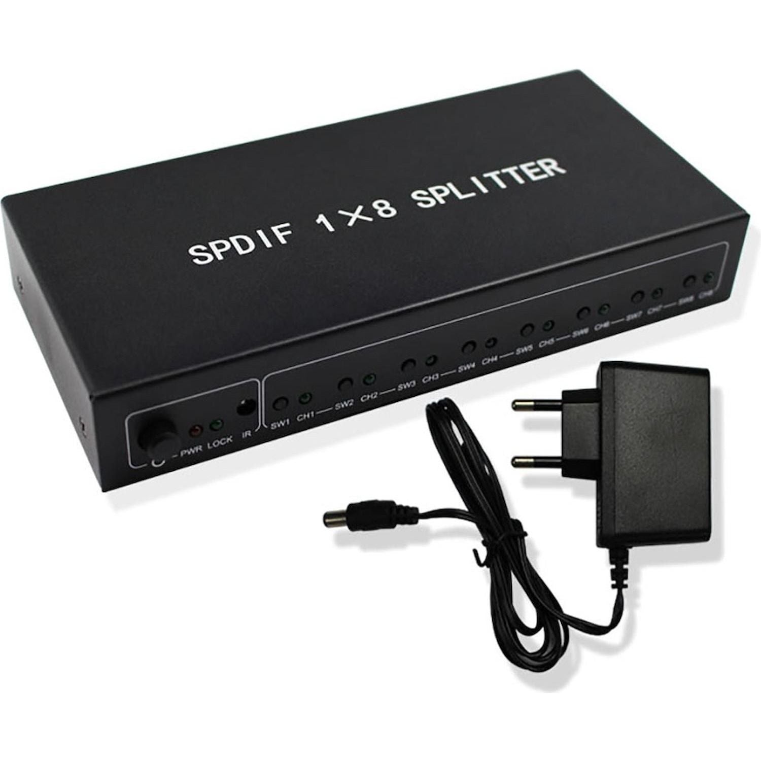 Splitter toslink 8 uscite - SPLO8